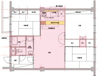 リフォーム後の図面
